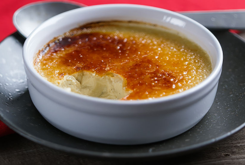 Smoked, Torched Creme Brulee